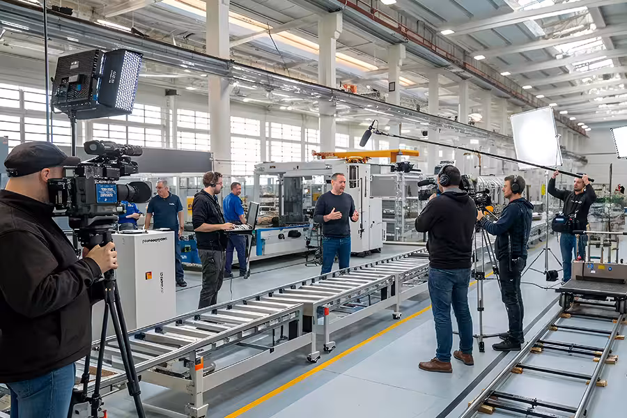 High-quality manufacturing and factory videography services for industries